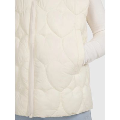 7. Bezrękawnik puchowy z wypełnieniem syntetycznym dziewczęcy 4F 4FJRAW25TVJAF323-11S