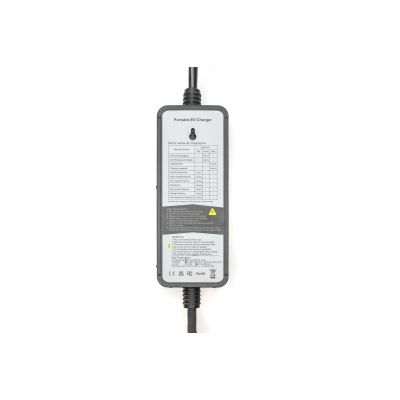 7. Ładowarka EV z regulacją mocy ładowania 1,8-3,7 kW, z torbą, 5 m, 230 V, Typ F 7/4 do Typ 2