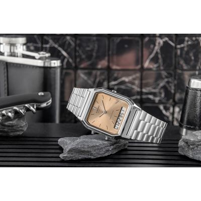 5. Zegarek Damski CASIO AQ-230A-4AMQYDF + BOX