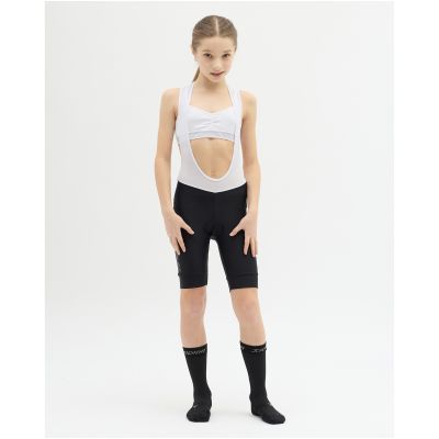 9. Spodenki rowerowe (z wkładką, na szelkach) dziecięce SILVINI Junior Bib shorts SUELI BIB