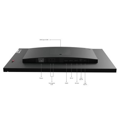 11. Lenovo ThinkVision P24q-30 LED display 60,5 cm (23.8") 2560 x 1440 px Quad HD Czarny
