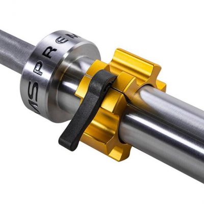 4. Gryf olimpijski 20 kg / 2200 mm z zaciskami lock jaw HMS GO1100