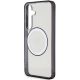 6. Etui Mercedes Printed Logo MagSafe na Samsung Galaxy S24 - przezroczyste