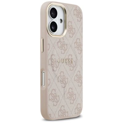 12. Etui Guess 4G PU Classic Logo MagSafe na iPhone 17 - różowe