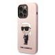 2. Etui Karl Lagerfeld Silicone Ikonik MagSafe na iPhone 14 Pro - różowe