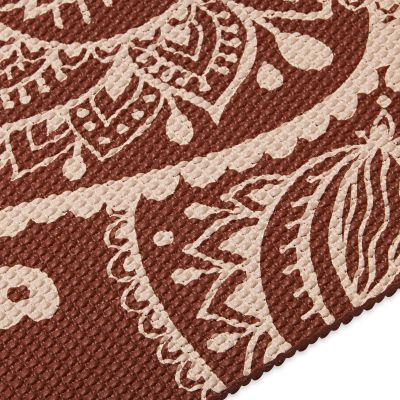 4. Mata do Jogi Gaiam Intense Rust Sundial Flower 5mm 65733