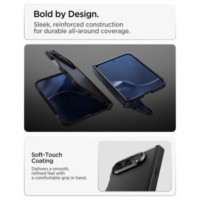 15. Etui Spigen Tough Armor T MagSafe na iPhone Duo - czarne