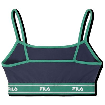 5. Stanik sportowy Fila Candelo granatowo-zielony FAW1203 50004