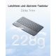 3. inateck Keyboard Tablet QWERTZ gray