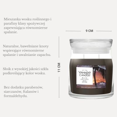 2. Świeca średnia BLACK COCONUT YANKEE