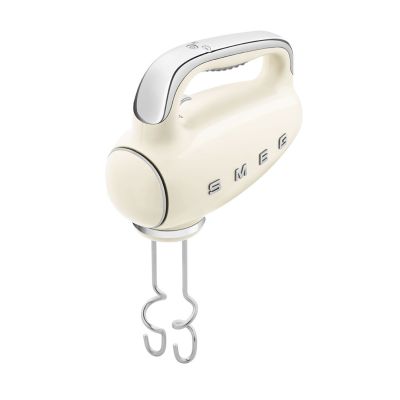 9. Mikser ręczny Smeg HMF01CREU w kremie w stylu retro z lat 50.