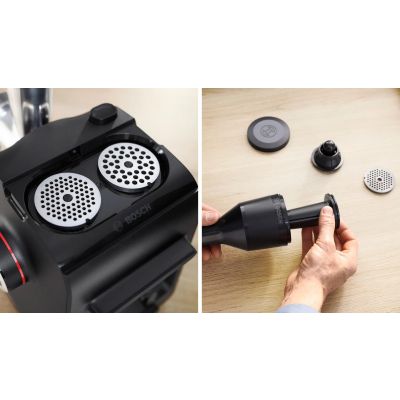 8. Maszynka do mięsa Bosch Series 4 MFWS450B (1900W ; czarny)