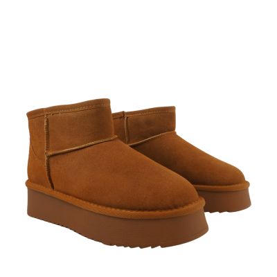 2. Buty damskie skórzane Solo Soprani Couture Hugh Platform jasny brąz SSW421P05 02