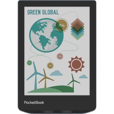 6. Ebook PocketBook Verse Pro Color 634 6" E-Ink Kaleido 3 16GB Wi-Fi Stormy Sea
