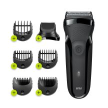 Braun Series 3 300BT Golarka rotacyjna Przycinarka Czarny
