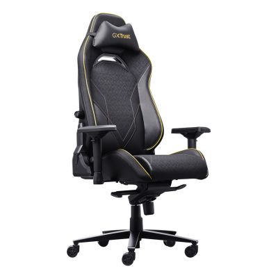11. Trust GXT 721 Ruya Pro - Wysokiej jakości wygodne krzesło do gier (czarne)