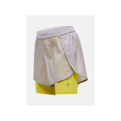3. Szorty damskie PEAK PERFORMANCE W Discover 2-In-1 Shorts kolor szary