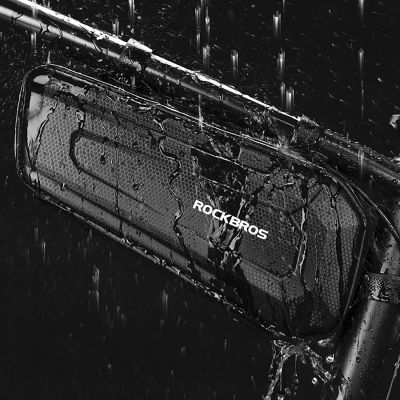 13. Torba rowerowa Rockbros B66 wodoodporna na ramę - czarna