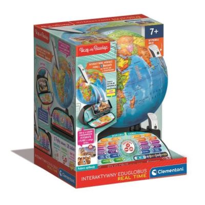 10. Zestaw Clementoni - Interaktywny Eduglobus Real Time