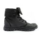 4. Palladium buty sportowe damskie Baggy Coated trampki za kostkę modne czarne