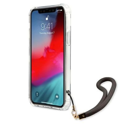 5. Etui Guess Marble Collection na iPhone 12 Pro Max - szare