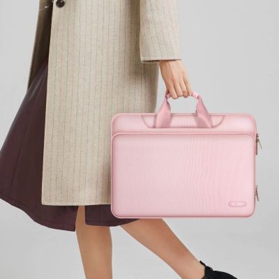 9. Torba na laptopa 15-16 Tech-Protect Pocket - różowa