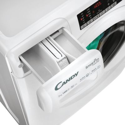 3. Candy Smart Pro Inverter CO 474TWM6/1-S pralka Od przodu 7 kg 1400 RPM Biały