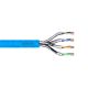 7. Digitus Kabel instalacyjny kat.6A, U/FTP, B2ca, AWG 23/1, LSOH, 100m, niebieski, karton