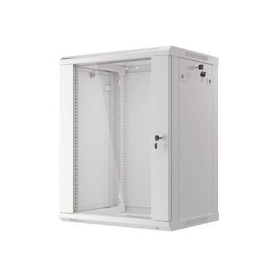 7. Szafa Rack Lanberg  WF01-6415-10S (770mm / 600mm / 450 mm; wisząca; szary)