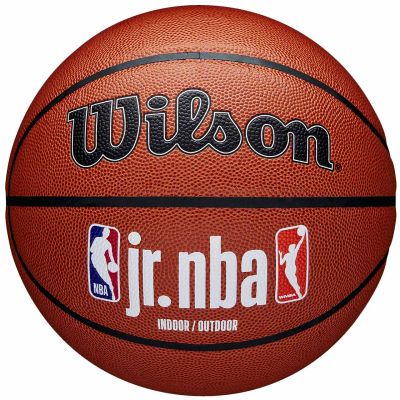 2. Piłka koszykowa Wilson JR NBA Logo Indoor Outdoor WZ2009801XB7