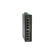 Przełącznik LevelOne Industrial FE PoE+ 8-portowy/IP30 120W 100Mbps