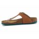 9. Japonki Birkenstock Gizeh Desert Soil Ginger Jr 1024327