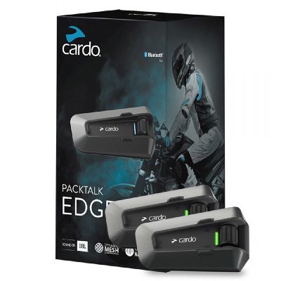 2. CARDO PACKTALK EDGE DUO Interkomy motocyklowe