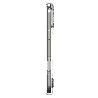 4. Etui Spigen Ultra Hybrid "S" MagSafe na iPhone 17 Pro - przezroczysto-białe