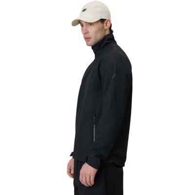 4. Kurtka męska softshell 4F M548 głęboka czerń 4FWSS26TSOFM548 20S