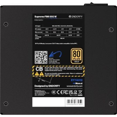 9. Zasilacz ENDORFY Supremo FM6 850 W  EY7A012