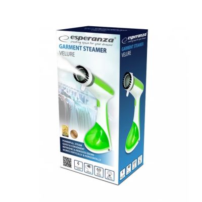 10. Parownica do ubrań Esperanza VELURE EHI008 (1400W; kolor zielony)