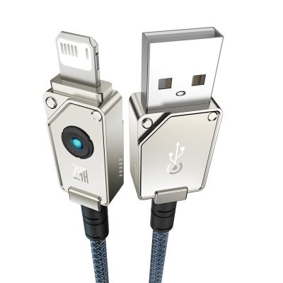 5. Kabel Baseus Unbreakable USB-IP 2.4A 2m (biały)
