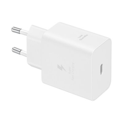 3. Samsung Ładowarka T4511 PD 45W z kablem USB-A / USB-C 5A, biały