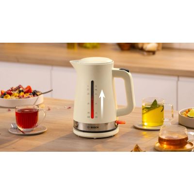 10. Czajnik Bosch MyMoment TWK4M227 (2400W; kremowy)