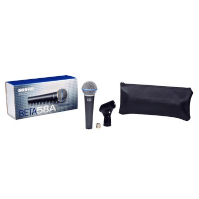 3. Shure Beta 58A - Mikrofon dynamiczny, superkardioidalny, wokalny