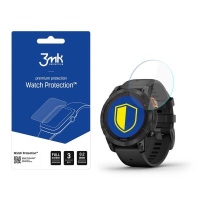 Szkło hybrydowe 3mk Watch Protection™ v. FlexibleGlass Lite na Garmin Fenix 7 Pro Solar