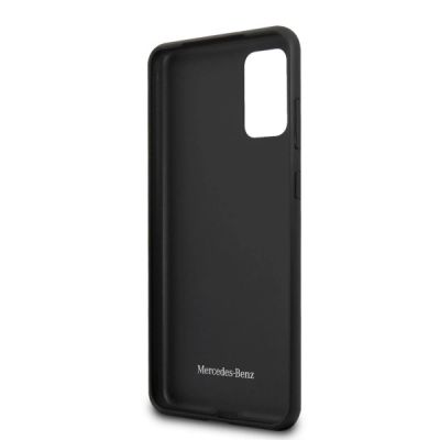 4. Etui Mercedes Wood Line Walnut na Samsung Galaxy S20+ - brązowe