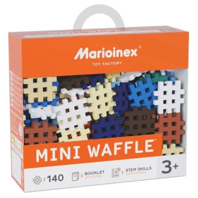 2. Klocki konstrukcyjne Marioinex Mini Waffle Zestaw 3, 140 elementów