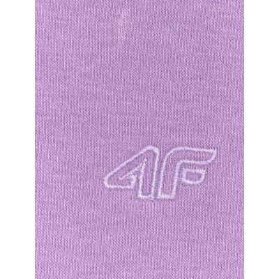 7. Bluza dresowa nierozpinana z kapturem dziewczęca 4F 4FJRAW25TSWSF2467-51S