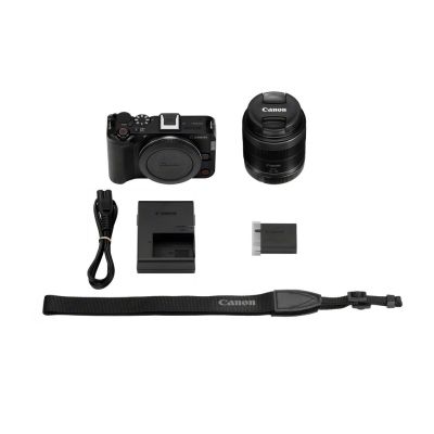 2. Aparat Canon Megapixel 24,2 MP z stabilizatorem obrazu, sieć Wi-Fi, instrukcja obsługi, matryca CMOS, czułość ISO (maks.) 32000, czarny