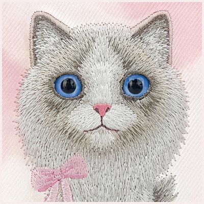 8. Etui Nimmy Big Eyed Pet 2.0 Cat na iPhone 17 - różowe