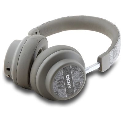 2. DKNY słuchawki nauszne Bluetooth          DKBHM2PCSHLE beżowy/beige Checkered Pattern