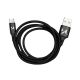 4. Wozinsky kabel przewód USB - microUSB 2,4A 1m czarny (WUC-M1B)