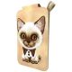 2. Portfel Magnetyczny Nimmy New Big-Eye Cute Pets 2.0 Cat ze stojakiem na telefon - brązowe